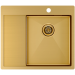 Врезная мойка Paulmark KRONER 59F брашированное золото