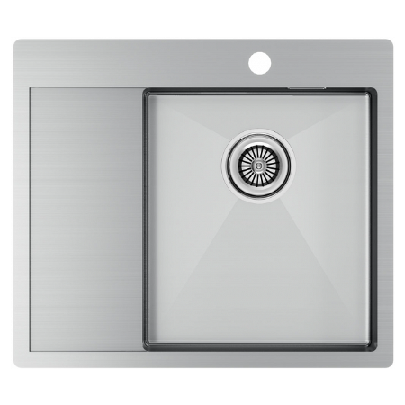Врезная мойка Paulmark KRONER 59F брашированная нержавеющая сталь