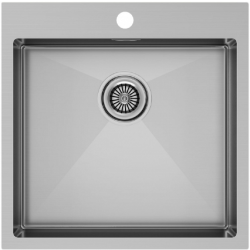 Врезная мойка Paulmark KRONER51 брашированная нержавеющая сталь