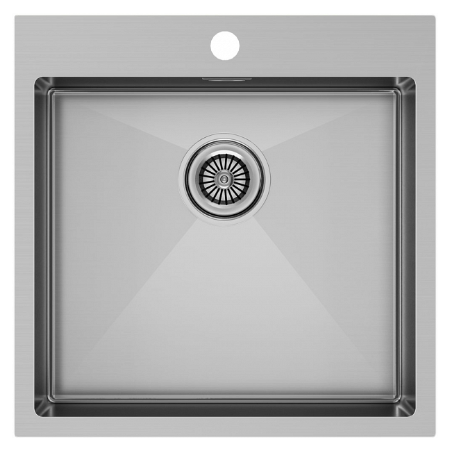 Врезная мойка Paulmark KRONER51 брашированная нержавеющая сталь