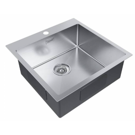 Врезная мойка Paulmark KRONER51 брашированная нержавеющая сталь