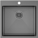 Врезная мойка Paulmark KRONER51 вороненая сталь