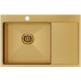 Врезная мойка Paulmark KRONER 78F брашированное золото