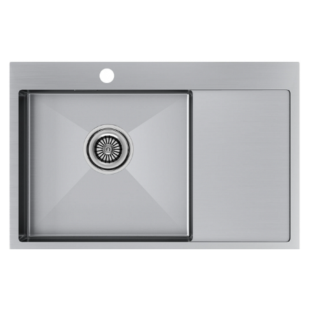 Врезная мойка Paulmark KRONER 78F брашированная нержавеющая сталь