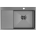 Врезная мойка Paulmark KRONER 78F вороненая сталь