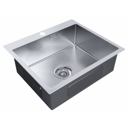 Врезная мойка Paulmark KRONER59 брашированная нержавеющая сталь