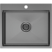 Врезная мойка Paulmark KRONER59 вороненая сталь