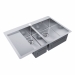 Врезная мойка Paulmark KRONER 78/2SF брашированная нержавеющая сталь