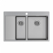 Врезная мойка Paulmark KRONER 78/2SF брашированная нержавеющая сталь