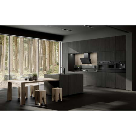 Электрический комбинированный духовой шкаф с паром Kuppersbusch BD6340.0KSM6 MattBlack