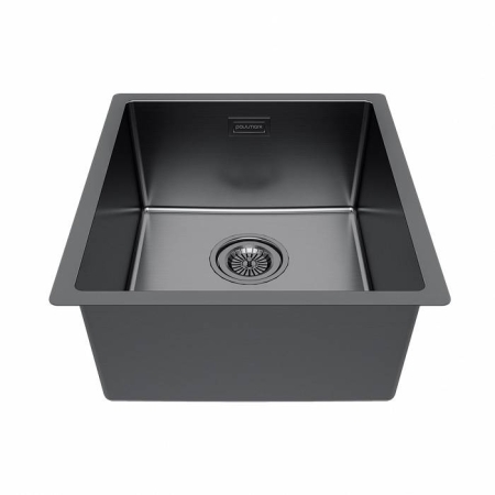 Врезная мойка Paulmark YUNI 39UNI воронёная сталь