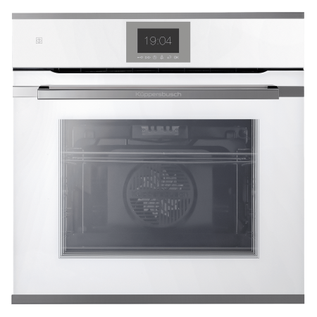 Электрический духовой шкаф с пиролизом Kuppersbusch BP6550.0W3 Silver Chrome