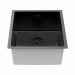 Врезная мойка Paulmark YUNI 39UNI матовый черный