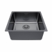 Врезная мойка Paulmark YUNI 44UNI воронёная сталь