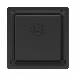 Врезная мойка Paulmark YUNI 44UNI матовый черный