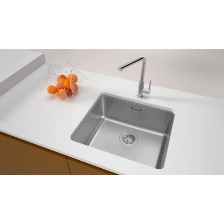 Врезная мойка Paulmark YUNI 49UNI брашированная нержавеющая сталь