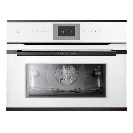 Электрический компактный духовой шкаф с паром Kuppersbusch CBD6550.0W2 Black Chrome