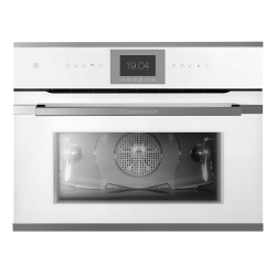 Электрический компактный духовой шкаф с паром Kuppersbusch CBD6550.0W3 Silver Chrome