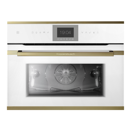 Электрический компактный духовой шкаф с паром Kuppersbusch CBD6550.0W4 Gold