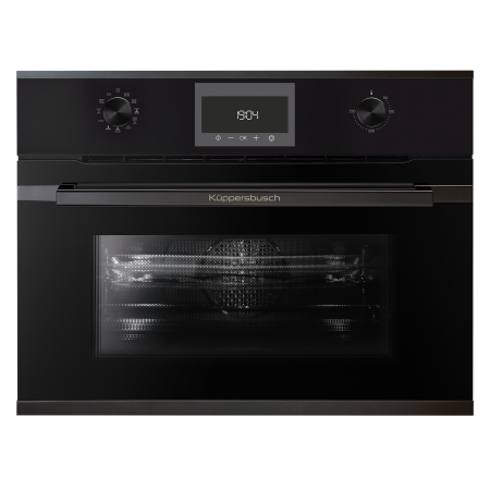 Электрический компактный духовой шкаф с микроволнами Kuppersbusch CBM6330.0S2 Black Chrome