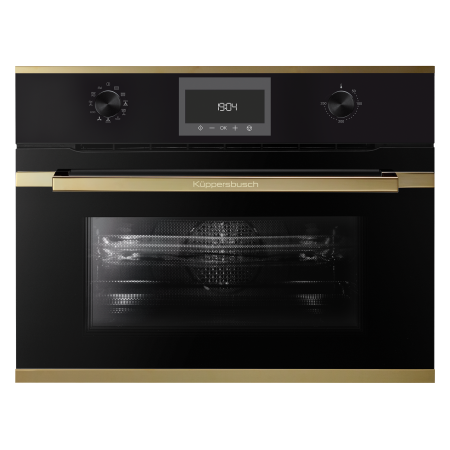 Электрический компактный духовой шкаф с микроволнами Kuppersbusch CBM6330.0S4 Gold