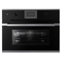 Электрический компактный духовой шкаф с микроволнами Kuppersbusch CBM6350.0S3 Silver Chrome