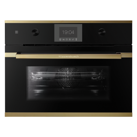 Электрический компактный духовой шкаф с микроволнами Kuppersbusch CBM6350.0S4 Gold