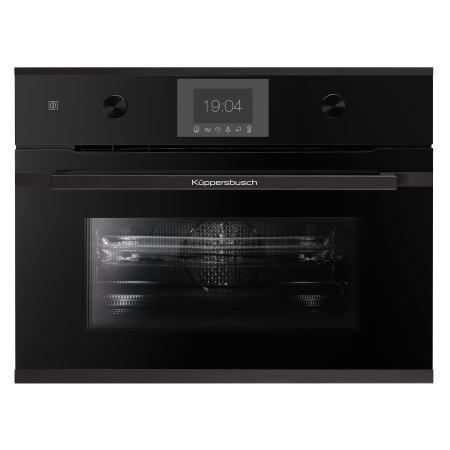 Электрический компактный духовой шкаф с микроволнами Kuppersbusch CBM6350.0S5 Black Velvet