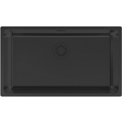 Врезная мойка Paulmark YUNI 76UNI матовый черный