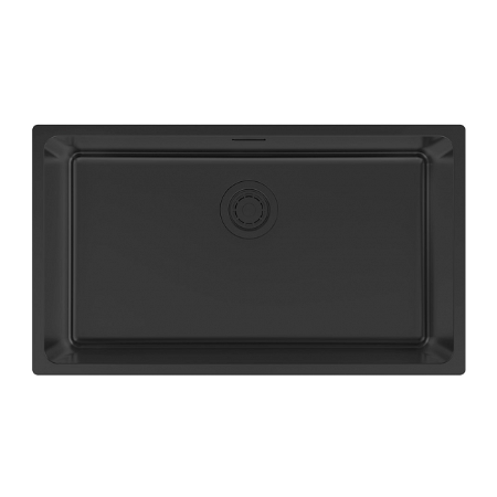 Врезная мойка Paulmark YUNI 76UNI матовый черный