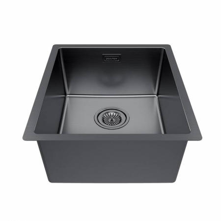 Врезная мойка Paulmark LASSAN 38UNI воронёная сталь