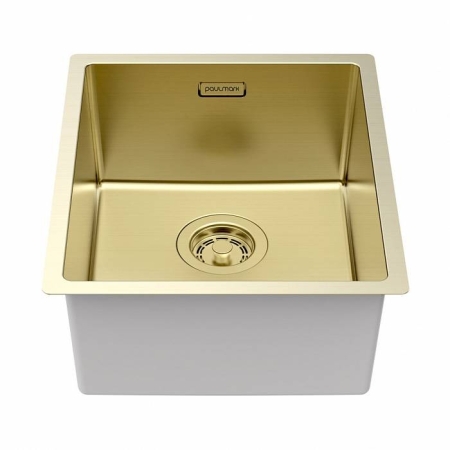 Врезная мойка Paulmark LASSAN 38UNI светлое золото