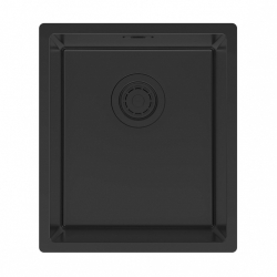 Врезная мойка Paulmark LASSAN 38UNI матовый черный