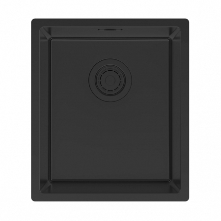 Врезная мойка Paulmark LASSAN 38UNI матовый черный
