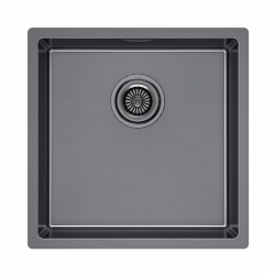 Врезная мойка Paulmark LASSAN 44UNI воронёная сталь
