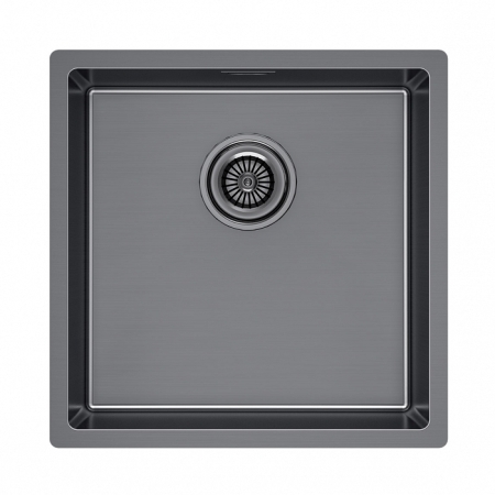 Врезная мойка Paulmark LASSAN 44UNI воронёная сталь