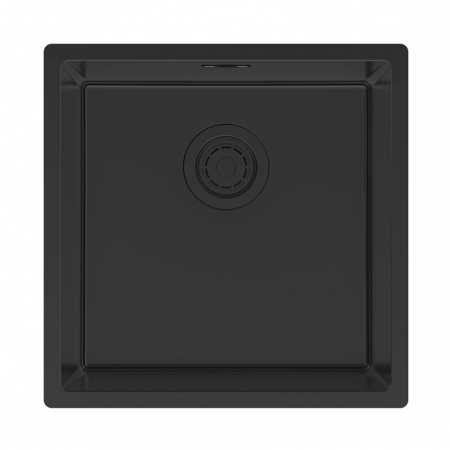 Врезная мойка Paulmark LASSAN 44UNI матовый черный