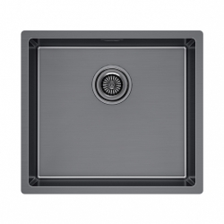 Врезная мойка Paulmark LASSAN 49UNI воронёная сталь
