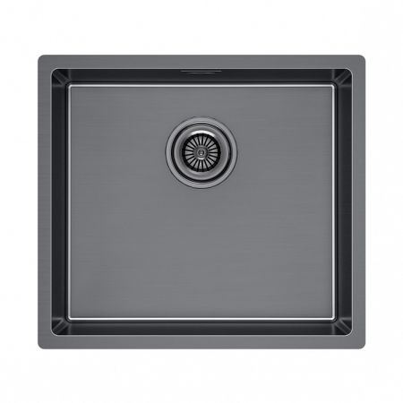 Врезная мойка Paulmark LASSAN 49UNI воронёная сталь