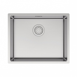 Врезная мойка Paulmark  LASSAN 54UNI брашированная нержавеющая сталь