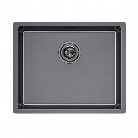Врезная мойка Paulmark LASSAN 54UNI воронёная сталь