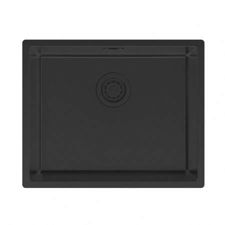 Врезная мойка Paulmark LASSAN 54UNI матовый черный