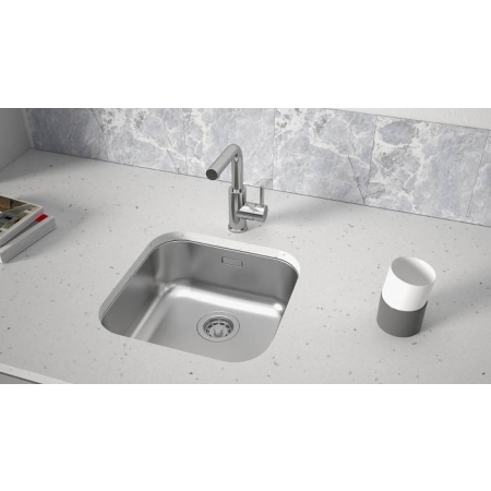 Врезная мойка Paulmark VELLO 44UNI брашированная нержавеющая сталь