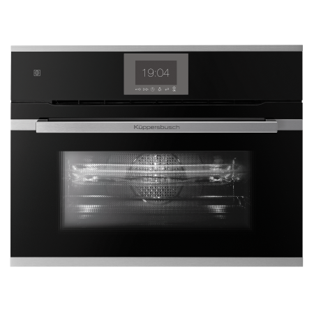 Электрический компактный духовой шкаф с микроволнами Kuppersbusch CBM6550.0S1 Stainless Steel
