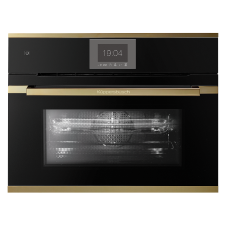 Электрический компактный духовой шкаф с микроволнами Kuppersbusch CBM6550.0S4 Gold