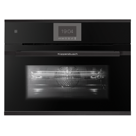 Электрический компактный духовой шкаф с микроволнами Kuppersbusch CBM6550.0S5 Black Velvet
