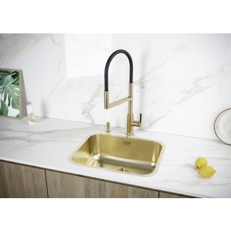 Врезная мойка Paulmark VELLO 53UNI светлое золото