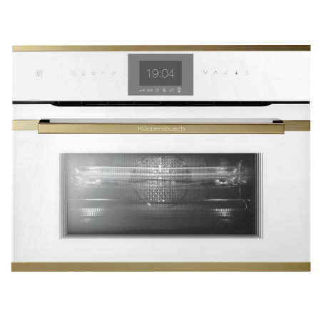 Электрический компактный духовой шкаф с микроволнами Kuppersbusch CBM6550.0W4 Gold