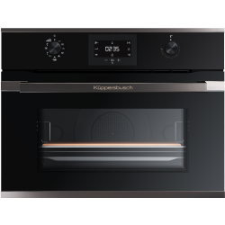 Электрический компактный духовой шкаф с пиролизом Kuppersbusch CBP6332.0S2 Black Chrome