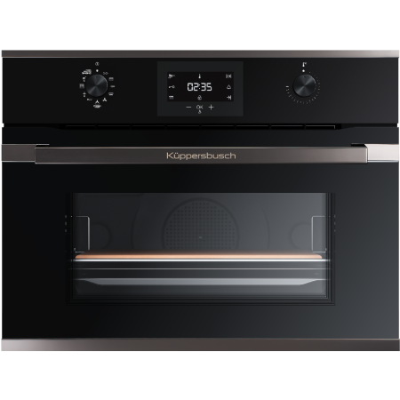 Электрический компактный духовой шкаф с пиролизом Kuppersbusch CBP6332.0S2 Black Chrome